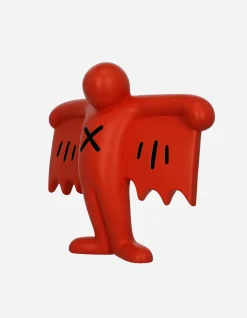 Men Maharishi Medicom Keith Haring Flying Devil Statue Original Version