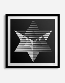 Men Maharishi Myoshka Merkaba Monochrome Print