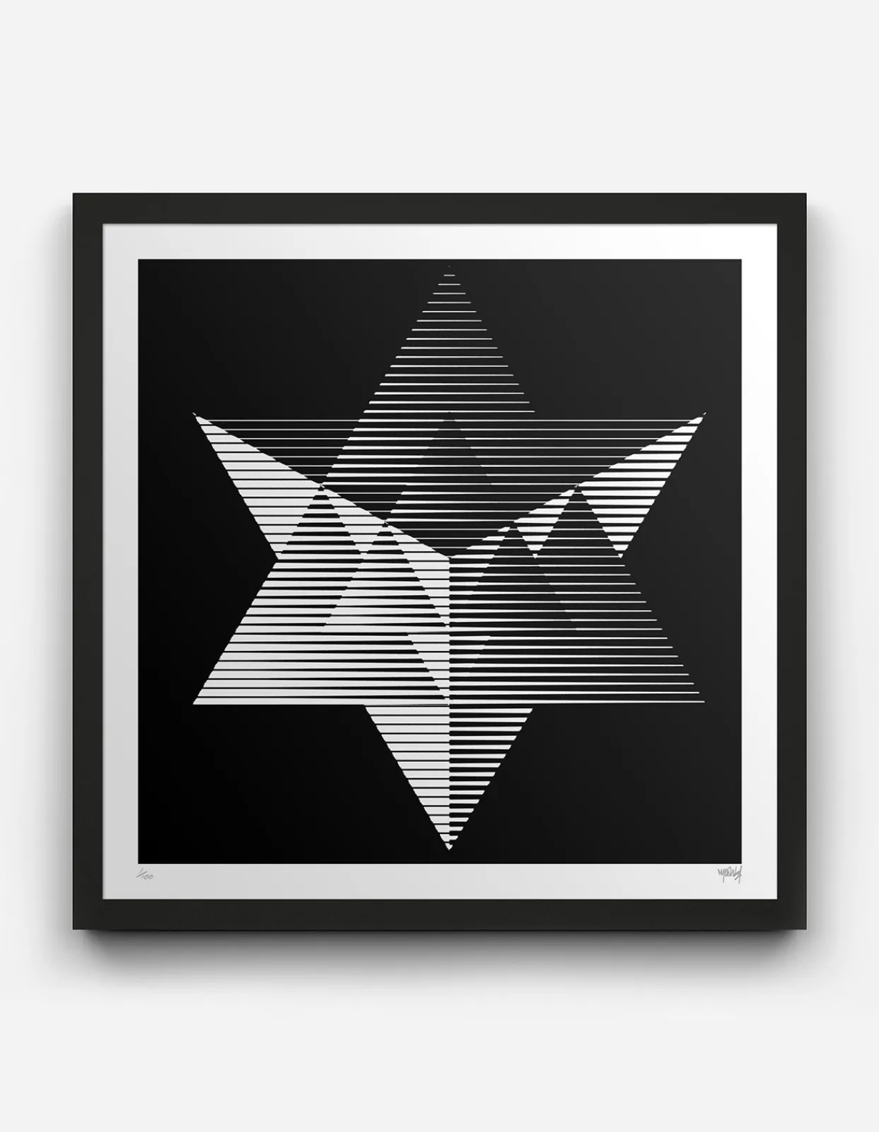 Men Maharishi Myoshka Merkaba Monochrome Print